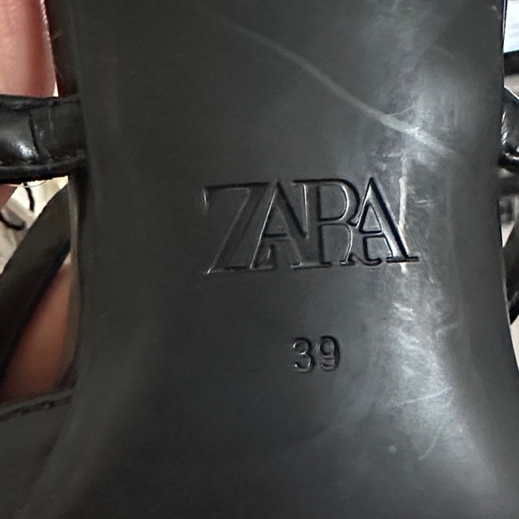 Zara Black Pearl-Embellished Women\'s Heels main image 4